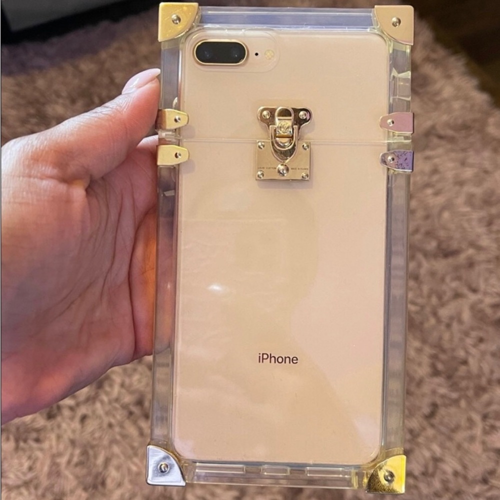 iPhone 8 Plus luxury clear case